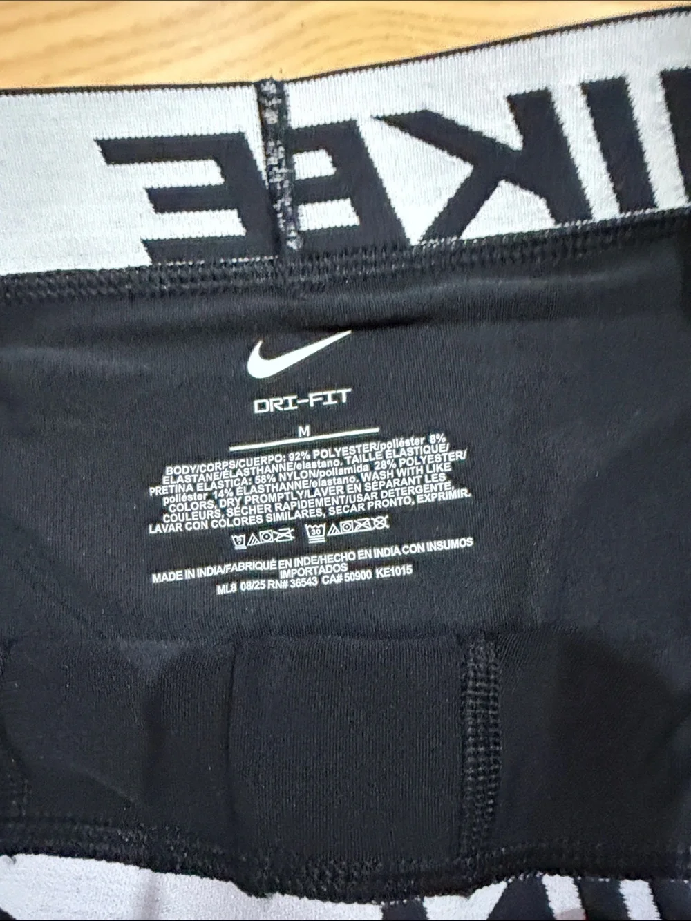 Nike Black Boxer Briefs with White Logo Waistband